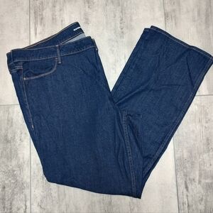 Old Navy Women's Mid Rise WOW Boot Cut Blue Jeans Plus Size 22